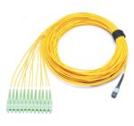 UPC Fiber Optic MPO OFNR SM MPO To LC 12F FANOUT SC Connector