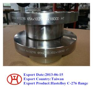 China Hastelloy C276 UNS N10276 2.4819 WN SO Blind flange forging disc ring wholesale