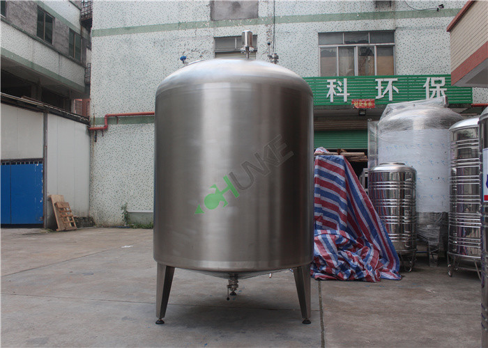 Stainless Steel Water Tank Water / Milk / Beer Storage Tank Vessel Housing