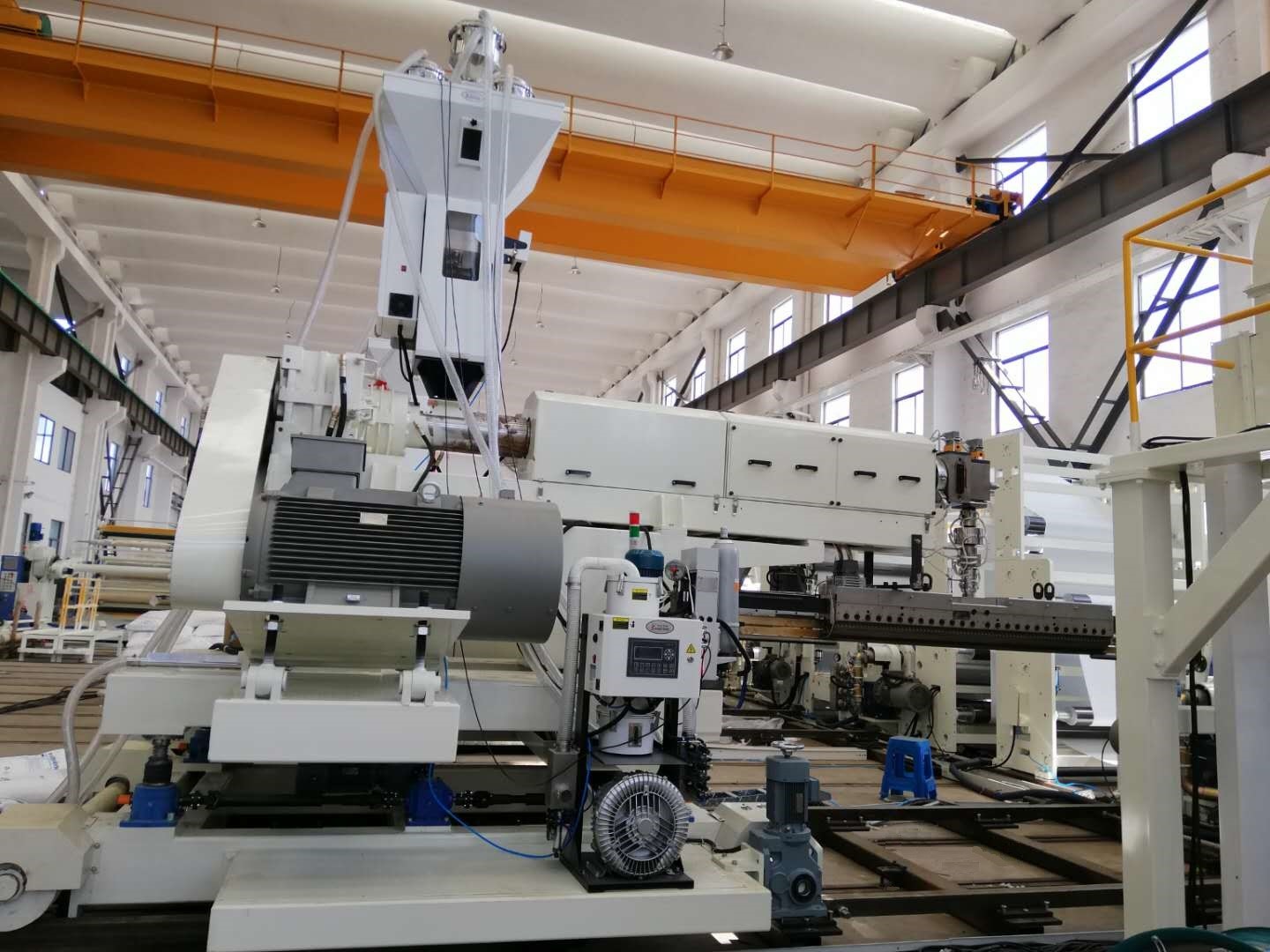 PE EVA Coating PET 1550mm Double Sided Film Laminating Machine