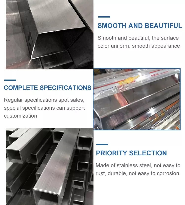 factory Exit High quality Square Tube Extruded Rectangular Tubes For Transporting Fluids Price Per Kg