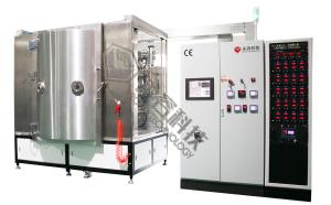 China PVD TiN Titanium Nitride Coating Equipment Vacuum For Glassware wholesale
