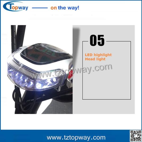 New customized 1000W citycoco 18*9.5 big two wheels electric scooter harley