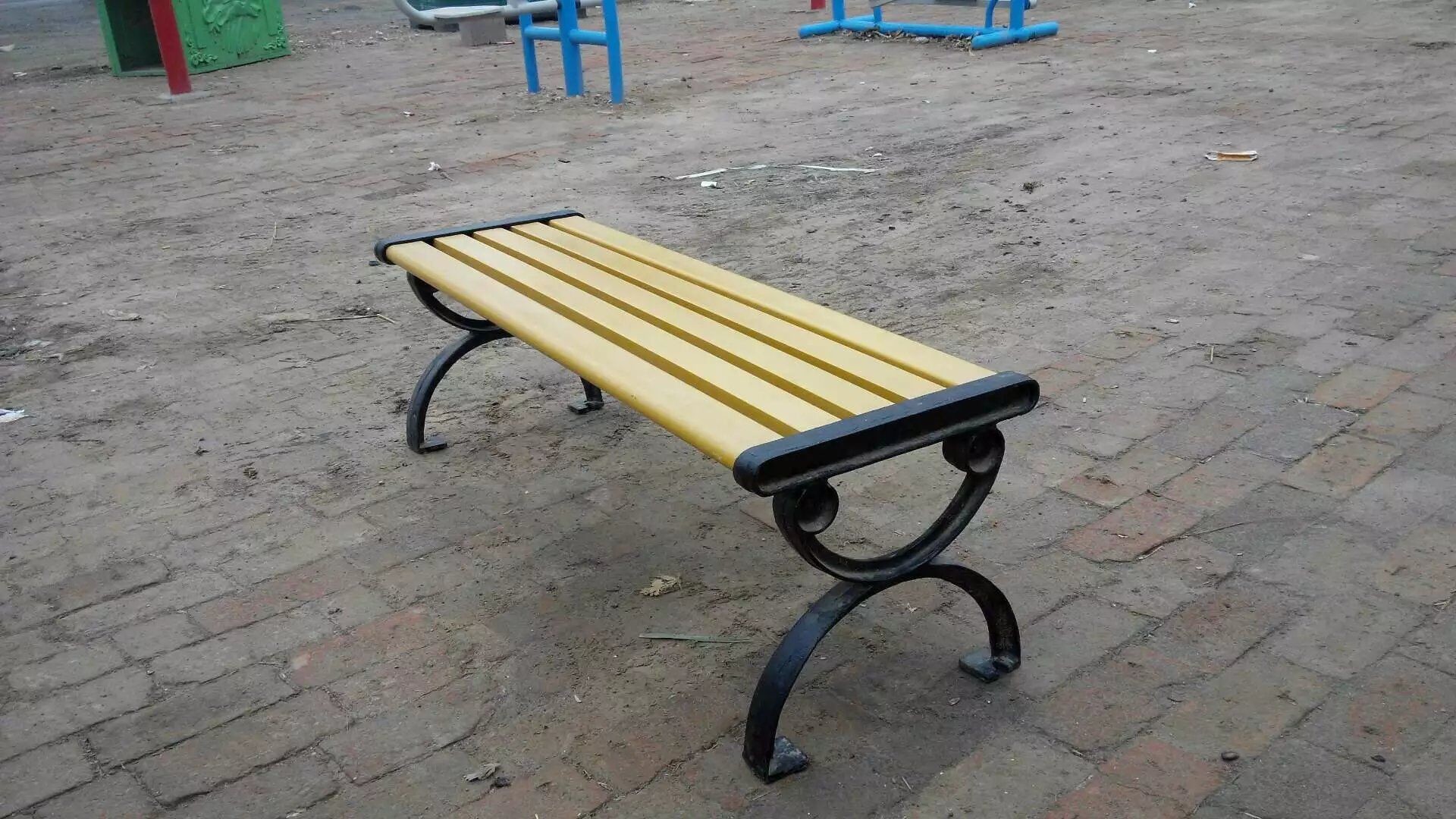 good quality flat stool chair wood and steel YGPC-035TJ