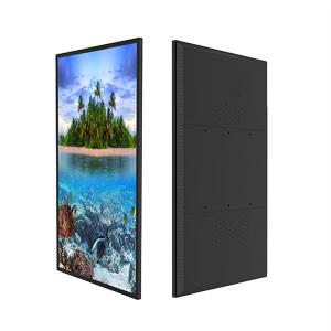 China 49 Inch Ultra Thin Narrow Bezel Wall Mounted LCD Advertising Display High Brightness on sale