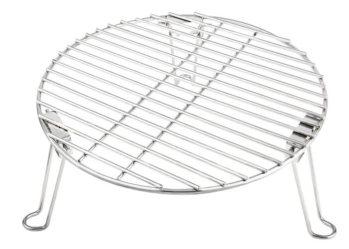 Food Grade STD Filter 240mm Raised Grill Rack With Expansion Foot