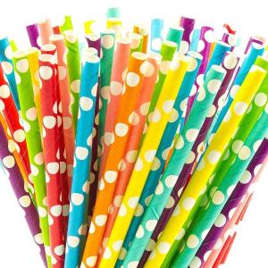 China Disposable Graduation Paper Straws Juice Milkshake Smoothie Paper Straws wholesale