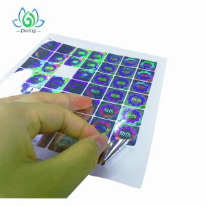 China Anticounterfeiting Silver Goil 3D Tamper Proof Barcode Labels wholesale