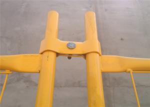China Q235 Steel Metal Crowd Control Barriers , Construction Site Fence Panels wholesale