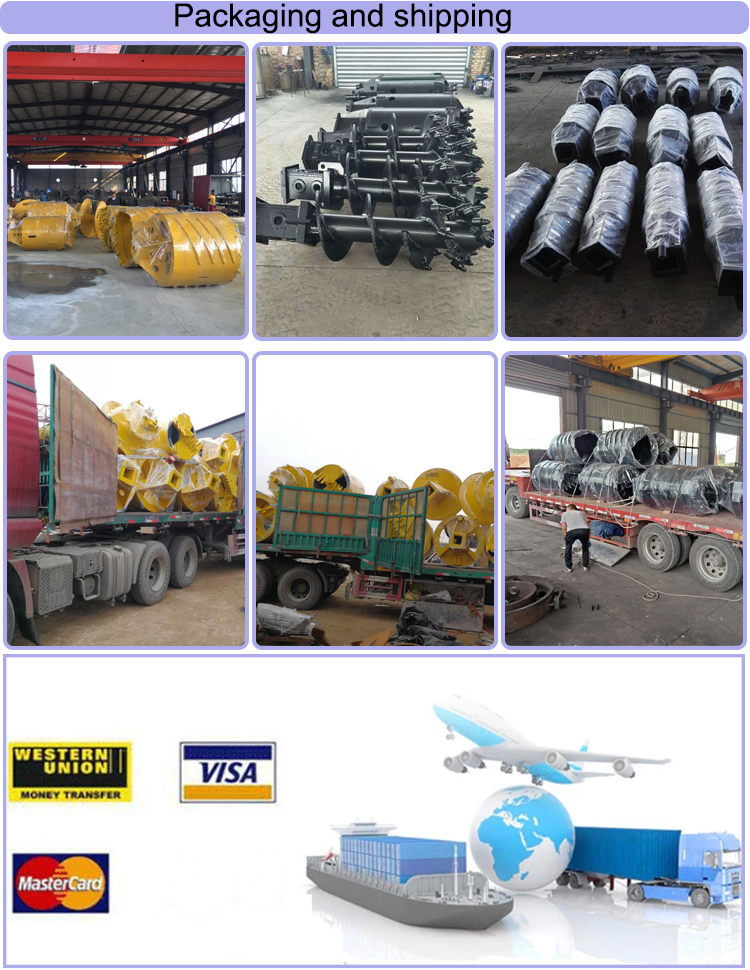Height 1200mm Diameter 1200mm Rock Drilling Bucket For Foundation Piling
