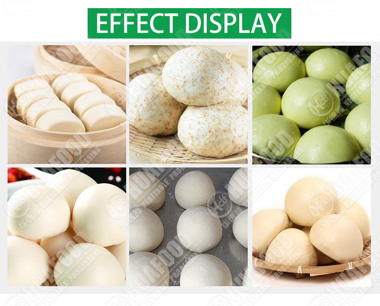 Steamed Bread Pizza Chapati Bread Dough Divider Rounder Making Machine
