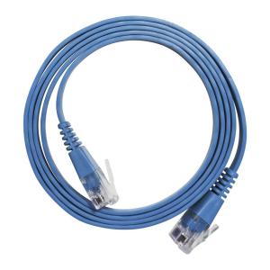 China UTP FTP Cat6a Slim Patch Cables PVC Sheath Signal Transmission wholesale