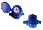 Horizontal Plastic Water Meters , Residential Rotary Water Meter LXSG-15EP
