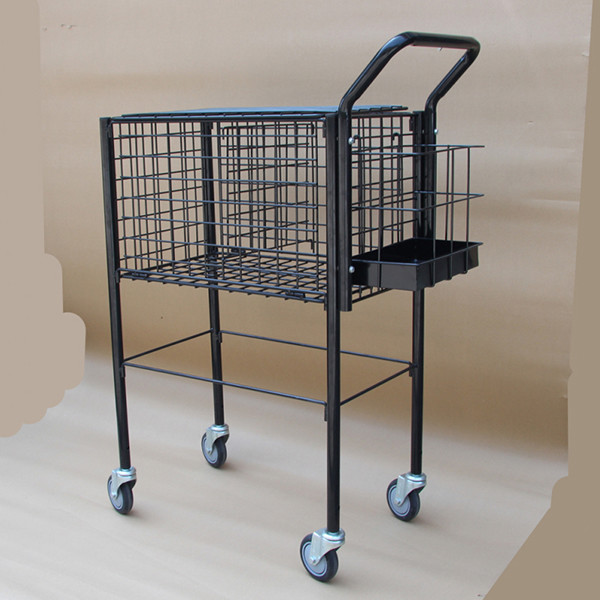 800mm Height 370mm Width Sports Equipment Rack For Garage With Wheels