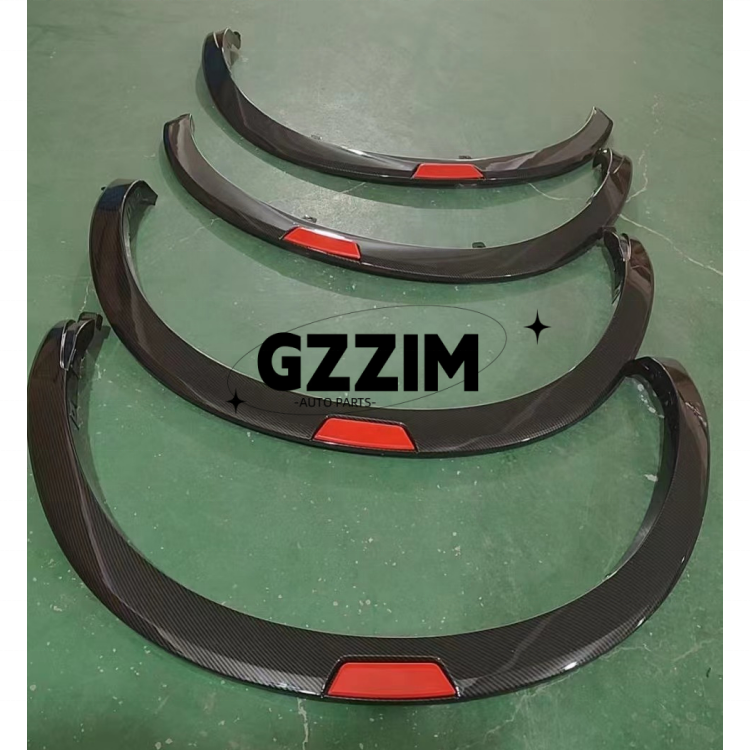 Car Accessories Carbon Fiber Slim Fender Flare For NP300 Navara Frontier 2021
