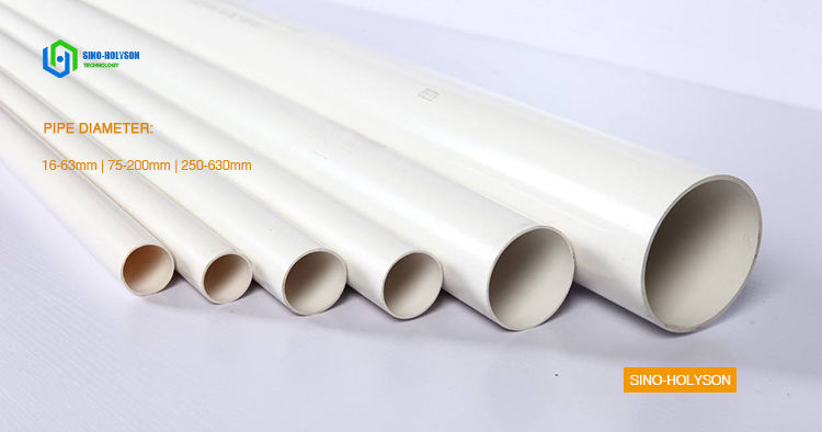 42 Rpm UPVC Pipe Manufacturing Machine 380V / 415V For Drain Pipe