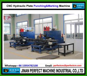 China CNC Hydraulic Plate Punching &amp; Marking Machine Used in Steel Structure Industry China Top Supplier wholesale