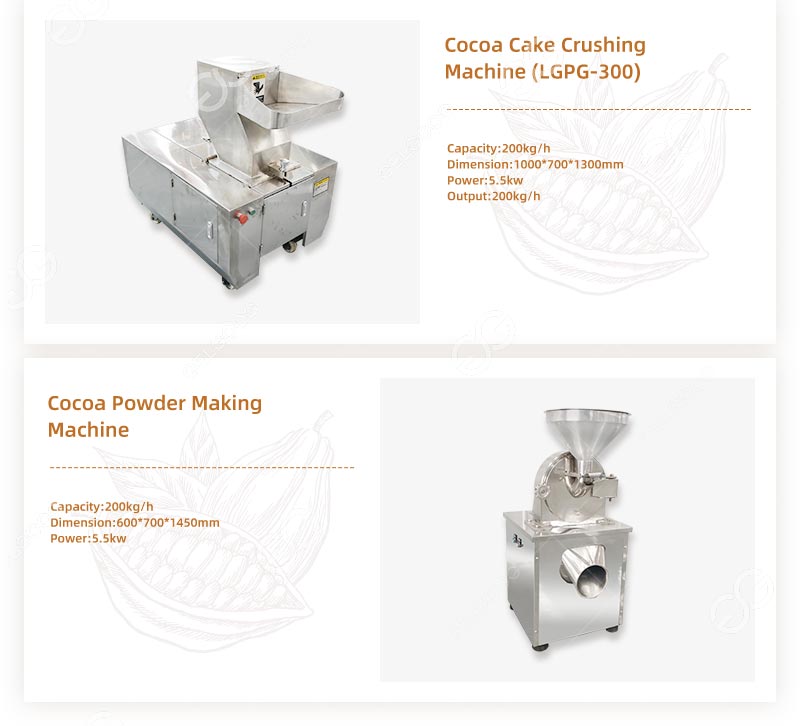 Cocoa Powder Making Machine