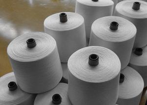 China 402 Heat Set Raw White Polyester Yarn wholesale