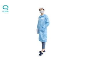 China Anti-static ESD Cleanroom Smock Gown Polyester Workwear Uniform wholesale