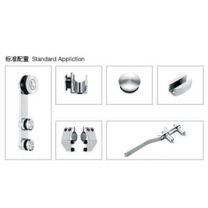 China Glass Sliding Door Kit 107A, stainless steel 304, finishing satin, for bathroom door wholesale