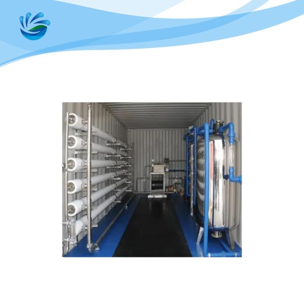 Quality 2000LPH Containerized Water Treatment System Seawater Desalination Plant for sale