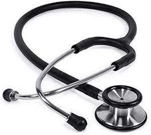 China Single Dual Head Stethoscope Stainless Steel PVC Pediatric Diagnostic Equipment wholesale