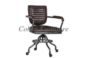 China Soft High Back Leather Executive Chair / Desk Chair , Leather Swivel Desk Chair wholesale