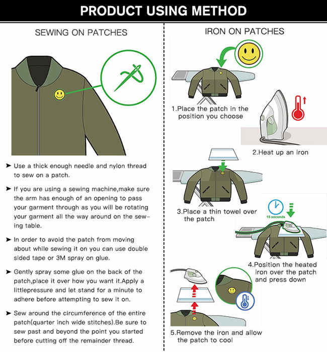 ODM OEM Heat Press Velcro Logo Embroidery Patch Washable Canvas