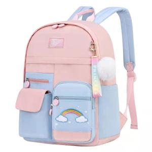 China Nylon Womens Smart Backpack Pink Customized Foldable wholesale