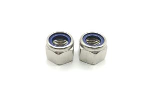 China DIN982 A4-80 m8 Nylon Insert Lock Nut Specifications Stainless Steel 316L wholesale