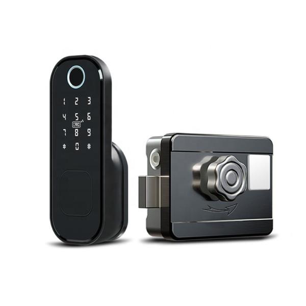 Waterproof IP65 Smart Lock Fingerprint Rim lock Wifi Intelligent Digital