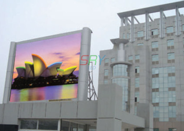 7500nits P12 LED Billboard Display DIP346 LED Digital Billboards For Rooftop Advertising