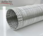 4 Inch X 8 Ft Semi Rigid Aluminum Duct Crimped Ended Easy Install ISO Approved