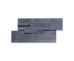 Split Black Slate Culture Stone Wall Cladding 10mm Thickness