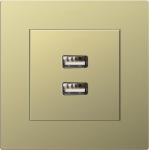 Full Plastic USB Charger Socket 100-240V AC For Home Hotel Villa