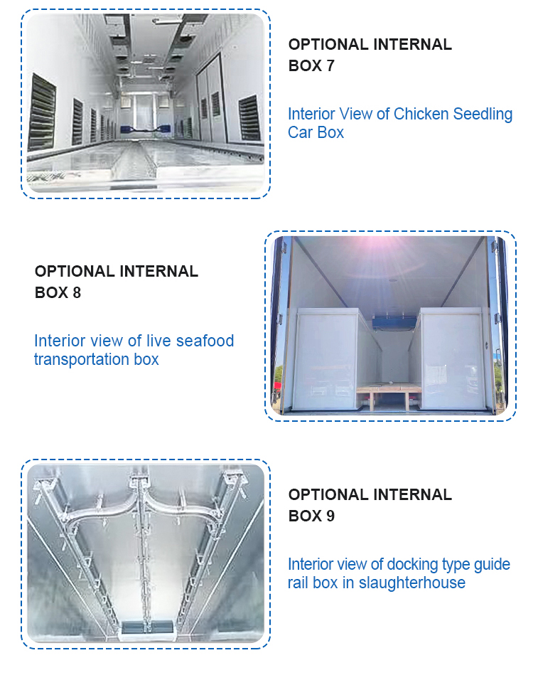 4x2 Refrigerated Cooling Refrigerator Van with Maximum Torque Nm 500-1000Nm and Dimensions L x W x H mm 5995*2450*23265