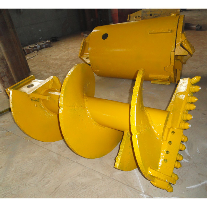 ISO9001 Rotary Spare Parts Rig Auger Bucket For Foundation Drilling Construction