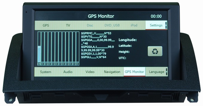 Mercedes Benz C W204 car stereos support auto radio gps system iPod OCB-8810