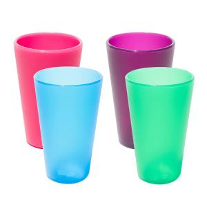 China Reusable Shatterproof Stemless Wine Glasses 20 Ounce Silipint Bomber wholesale