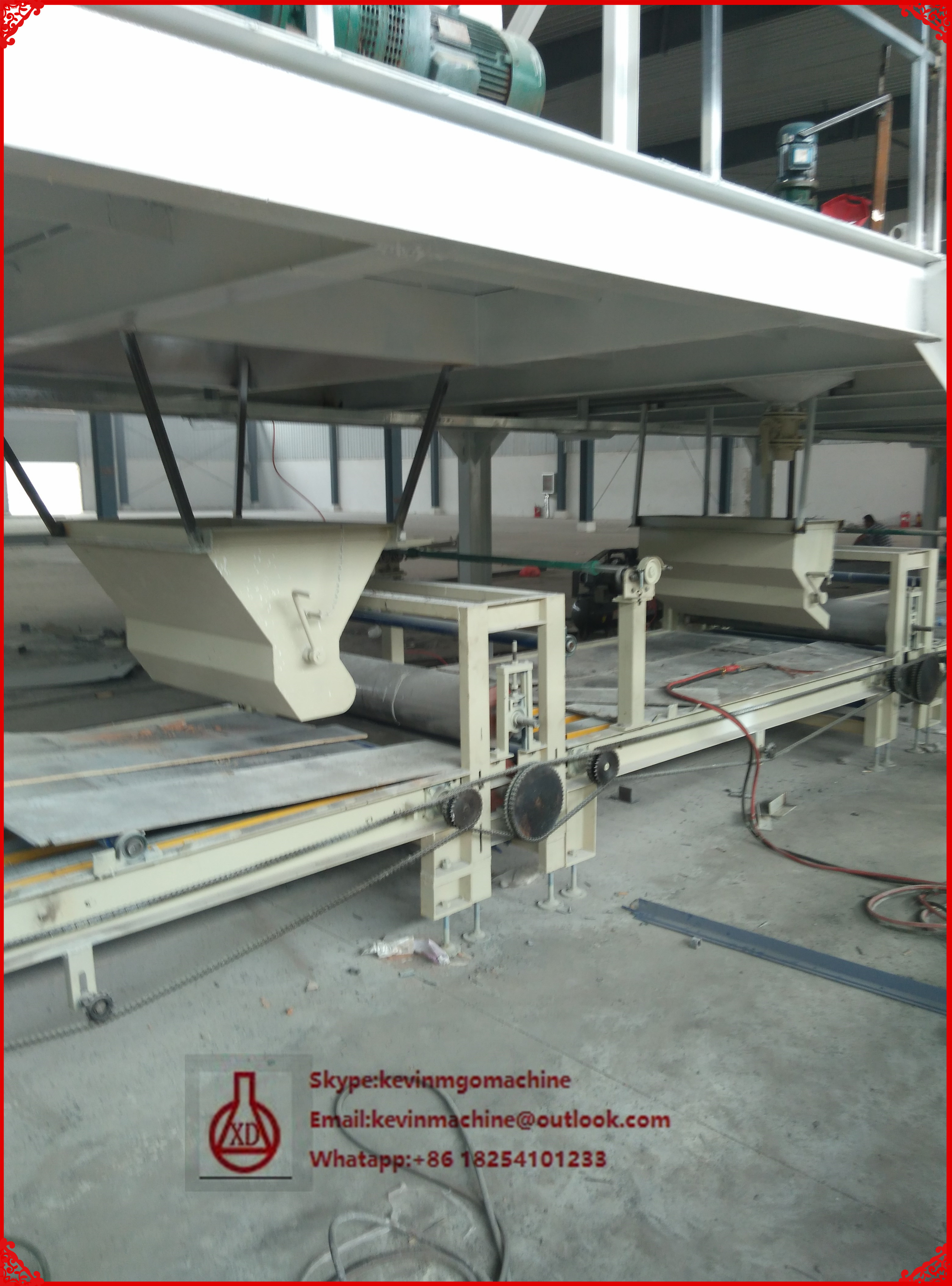 Sandwich Panel Production Line for Cement / Reinforced Fiber Raw material