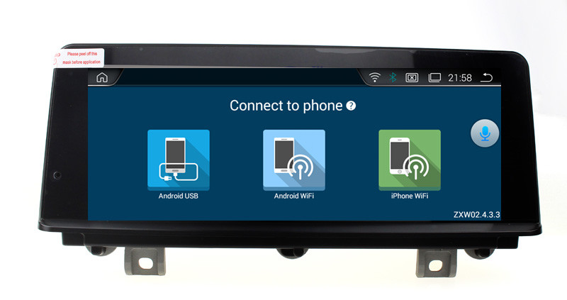 8.8" RK PX3 BMW Android screen for 2 Series F22 MPV (2018) Original EVO System