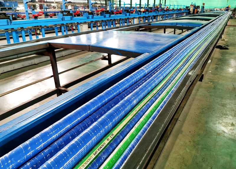 PVC Plastic Composite Hose Pipe Assembly for Chemical fluids