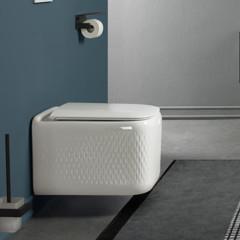 China Ceramic Sanitary Ware Wall Hung Toilet Elongated For Modern Bathroom wholesale