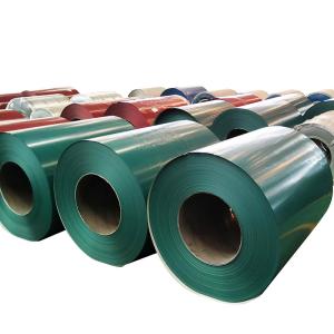 China DX51D Prepainted Galvanized Steel Coils 9-15um Hot Dipped wholesale