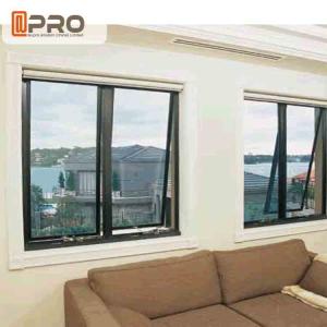 China Sound / Heat Insulation Aluminum Top Hung Window Customized Color awning louver window triple awning window french awnin wholesale