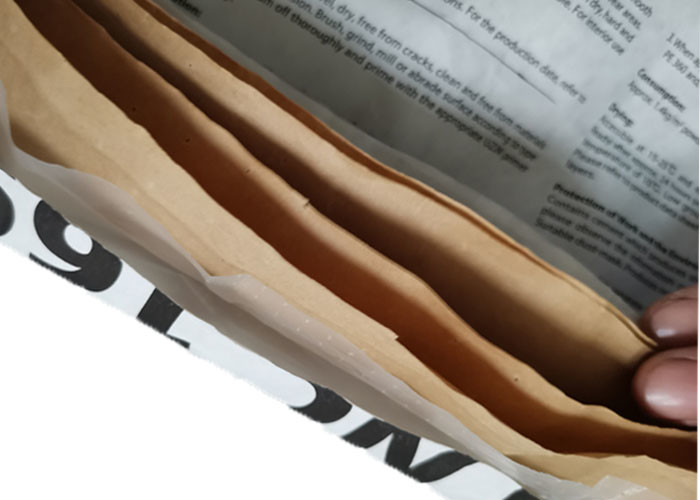 Building Materials Cement Packaging Paper Bags Strong Load Bearing Good Stability