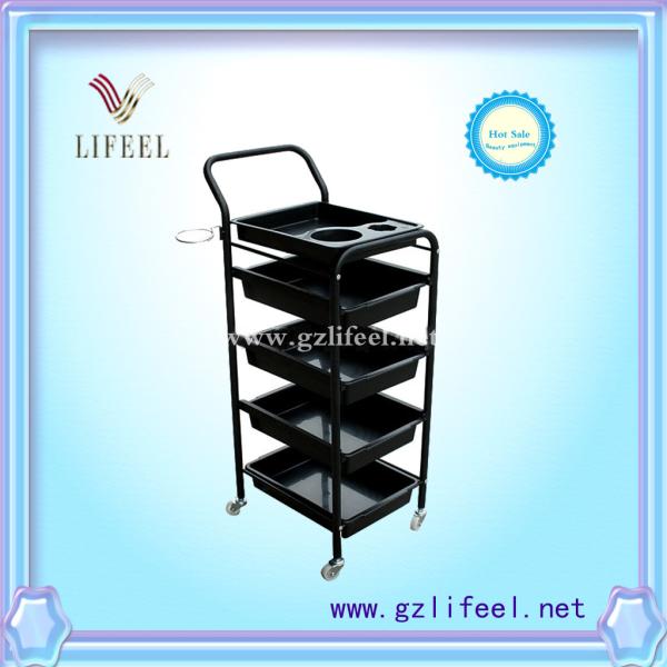fashional furniture 5 layers beauty furniture hair salon color cart rolling
