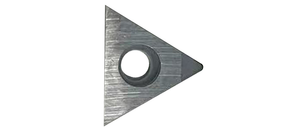 Triangular Tcmt110204 Single-Tip Brazed CBN Inserts for Turning Steel