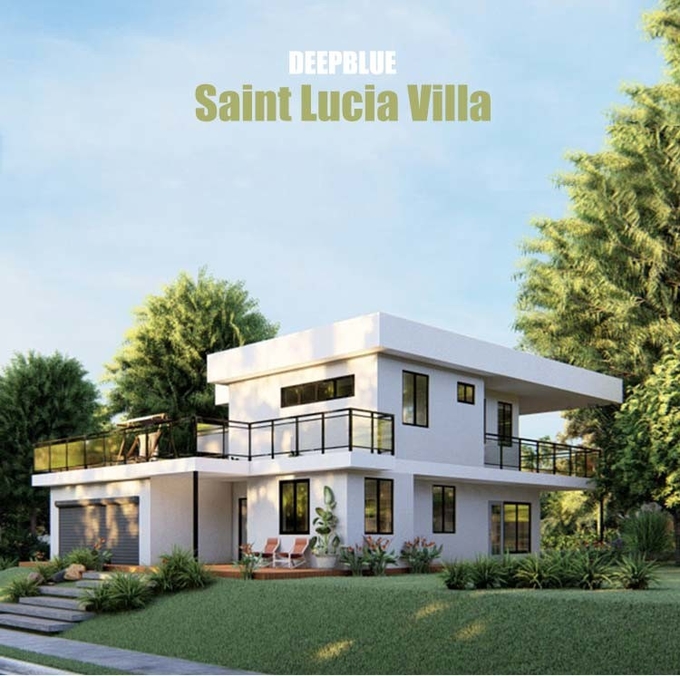 Luxurious Prefabricated Light Steel Frame Prefab Metal House Kits Prefab Home Kits